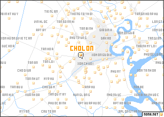 map of Chợ Lớn