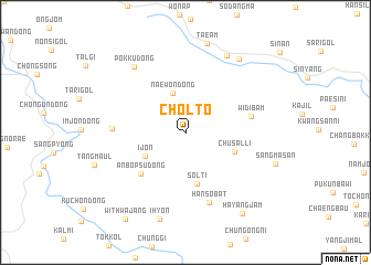 map of Chŏlt\