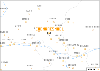 map of Chōmān Esmael
