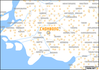 map of Chŏmbong