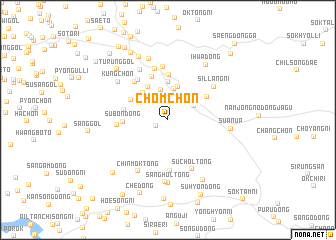 map of Chŏm-ch\