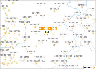 map of Chŏm-ch\