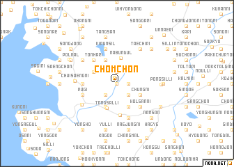 map of Chŏmch\