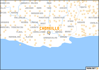 map of Chomeille