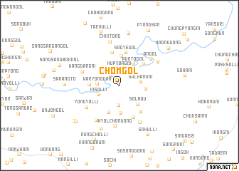 map of Chŏm-gol