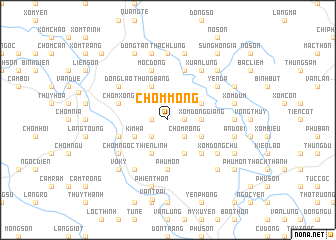 map of Chòm Móng