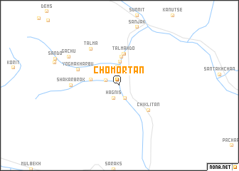 map of Chomortan