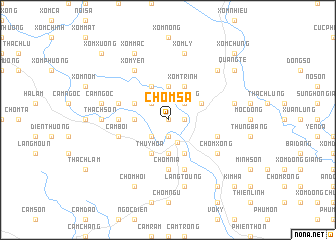 map of Chòm Sạ