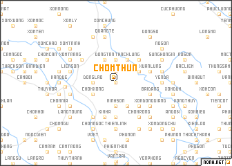 map of Chòm Thun