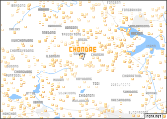 map of Chŏndae