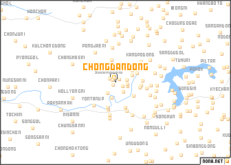 map of Chŏngdan-dong