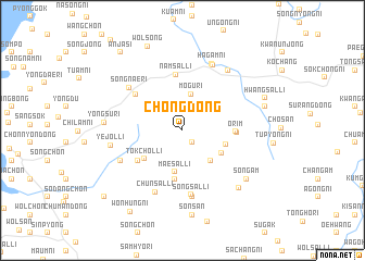 map of Chŏng-dong