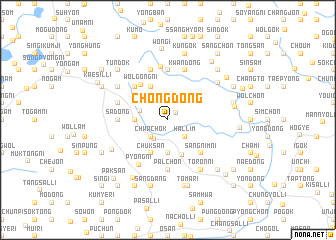 map of Chŏng-dong