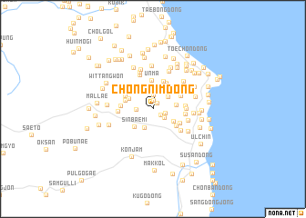 map of Chŏngnim-dong