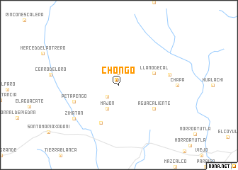 map of Chongo