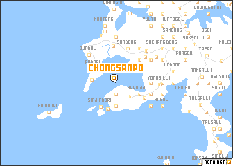 map of Chŏngsanp\