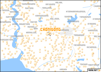 map of Choni-dong