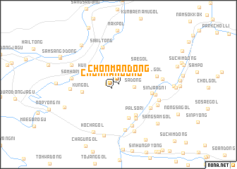 map of Chŏnman-dong