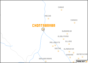 map of Chontabamba