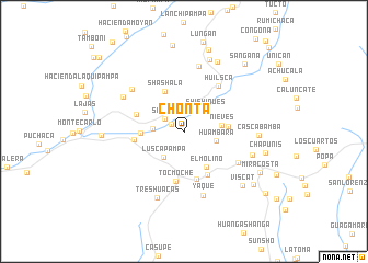 map of Chonta
