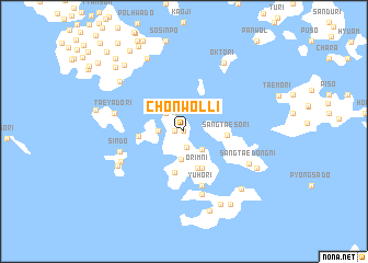 map of Chŏnwŏl-li