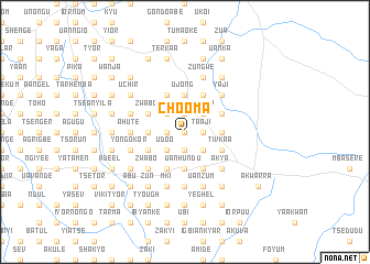 map of Chooma