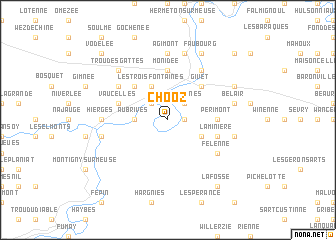 map of Chooz