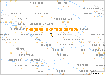 map of Choqā Balak-e Chālāb Zard