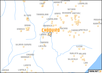 map of Choquiro