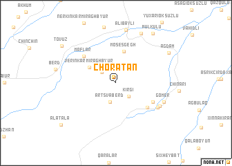 map of Chʼoratʼan