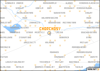 map of Chorchosy