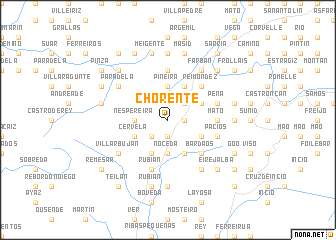 map of Chorente