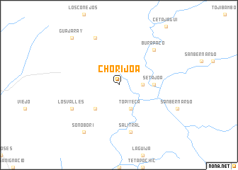 map of Chorijoa