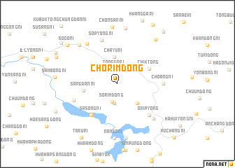map of Chorim-dong