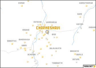 map of Chormeshavi