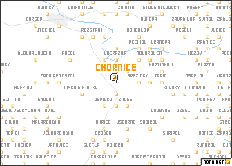 map of Chornice