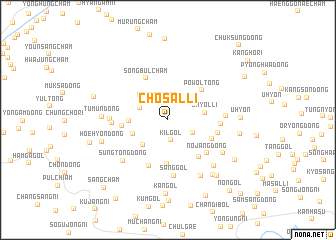 map of Chosal-li