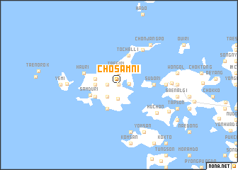 map of Chosam-ni