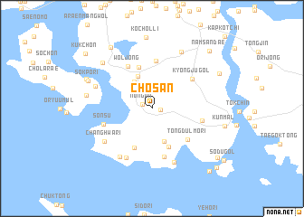 map of Chosan