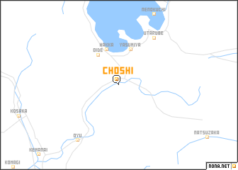 map of Chōshi