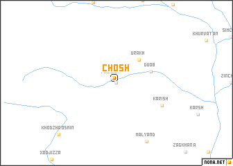 map of Chosh