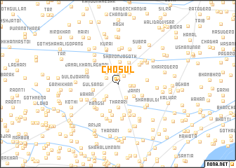 map of Chosūl