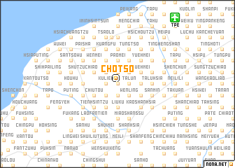 map of Cho-ts\