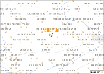 map of Chotum