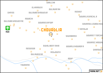 map of Chouadlia