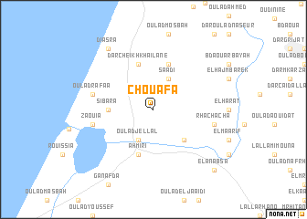 map of Chouafa