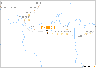 map of Chouam