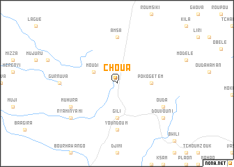 map of Choua