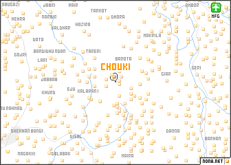 map of Chouki