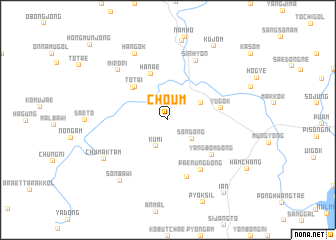 map of Chŏŭm